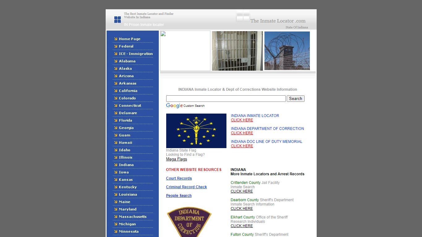 Indiana Inmate Locator & Indiana DOC,find inmates